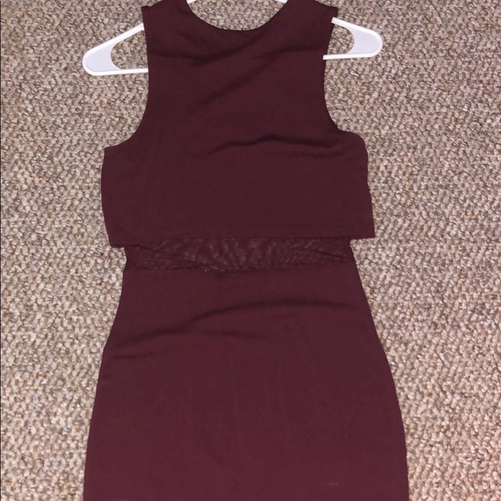 Maroon dress